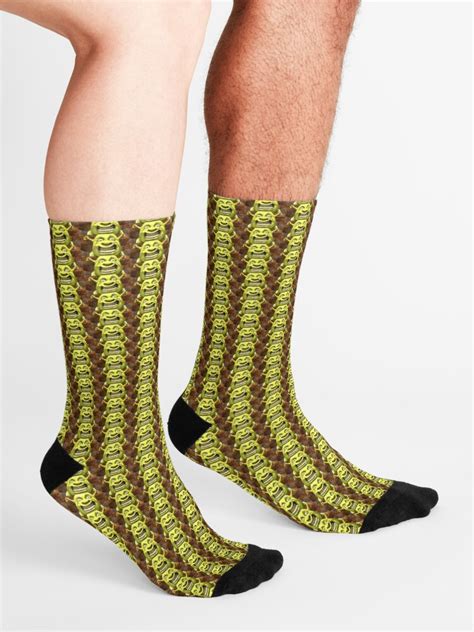 Shrek Socks By Punct Redbubble