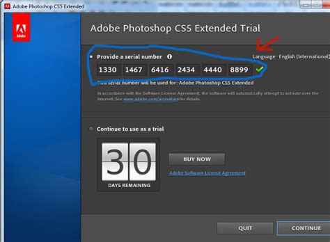 Serial Number Photoshop Parlente