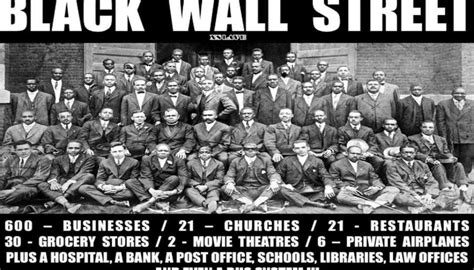 It's about every part of the black community in america thinking about tulsa as what it was, which was the center a black wealth. NEVER FORGET Black Wall Street! 3000 Blacks massacred in ...
