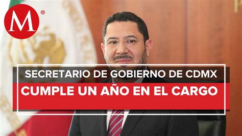 ¡sin vacaciones martí batres cumple un año como secretario de gobierno de la cdmx youtube