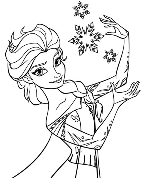 Printable coloring sheets for kids and their parents. Elsa Snowflake Coloring Page | Frozen Coloring book