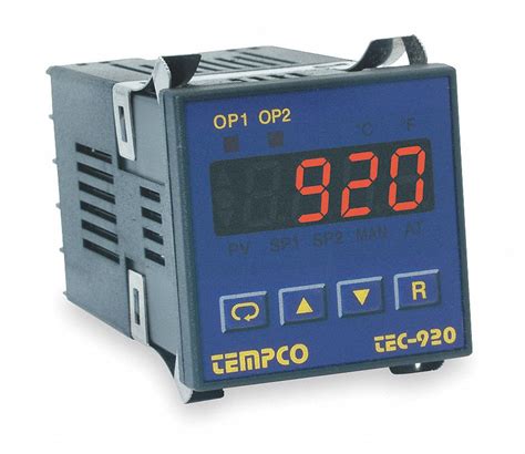 TEMPCO Temperature Controller Digital Universal Programmable DIN Size FXK TEC