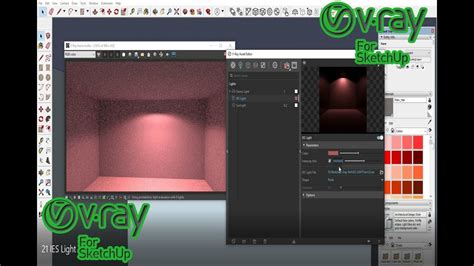 Vray Next Sketchup Tutorial How To Add Ies Light Full Video Youtube