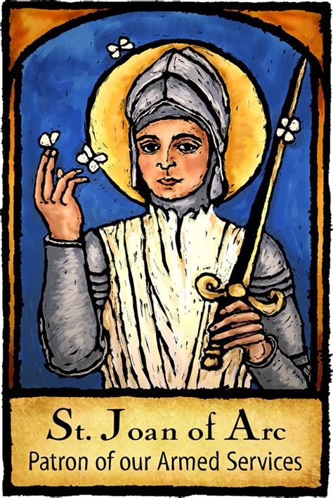 St Joan Of Arc Patron Saints 450 The Kaleidoscope