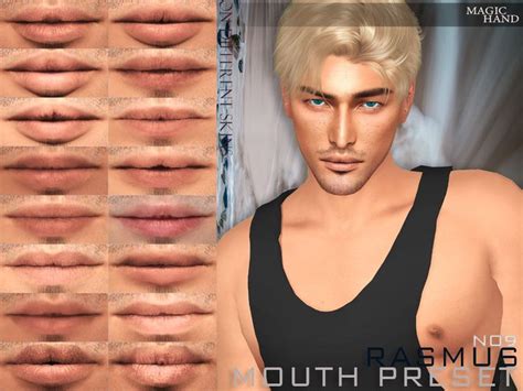 The Sims Resource Rasmus Mouth Preset N09 Sims 4 Cc Skin Sims Mods