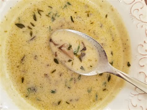 Herbed Cream Of Mushroom Soup My Dragonfly Cafe
