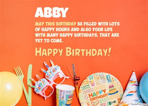 Happy Birthday Abby Pictures Congratulations