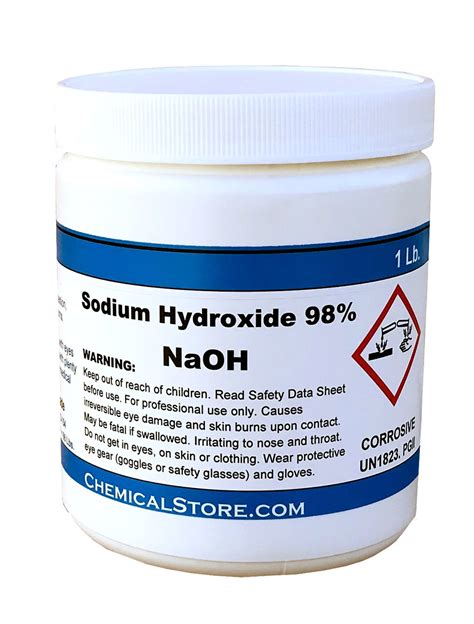 Sodium Hydroxide 98 Caustic Soda Flakes