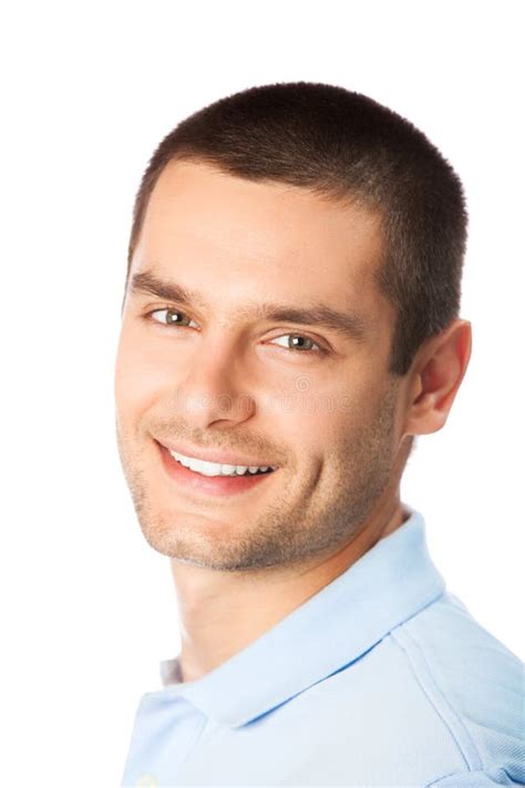Man On White Stock Photo Image Of Human Middle Friendly 14884622