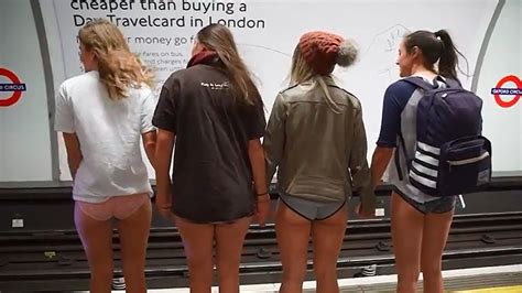 The Cheek Commuters Bare Bottoms For ‘no Pants Subway Ride Video