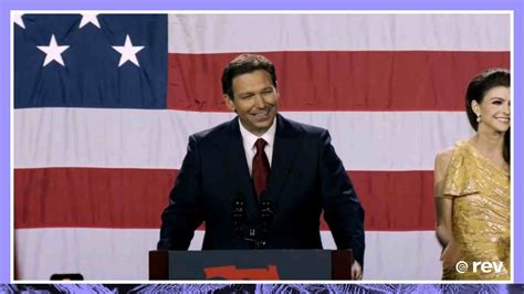 Ron Desantis Gives Victory Speech After Re Election As Florida Governor