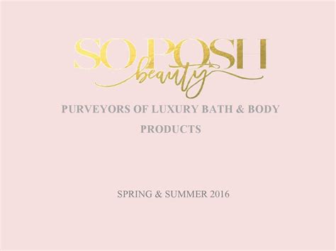 So Posh Beauty Catalog By So Posh Beauty Issuu