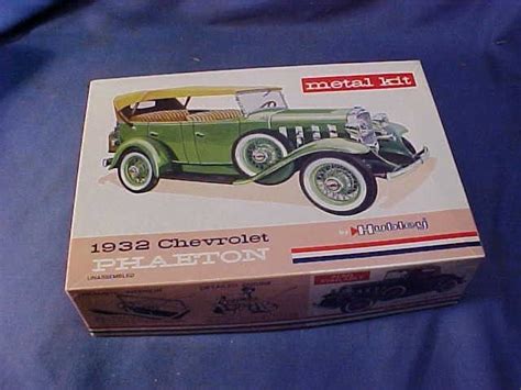 Vintage Hubley Metal Model Car Kit 1932 Chevy Phaeton Unbuilt Made In