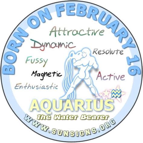 February 16 Aquarius Birthday Horoscope Personality And Meanings Sun