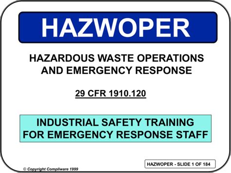 Hazwoper1revised Mine Rescue Association