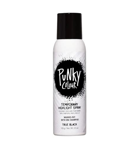 Punky Colour Temporary Hair Color Spray True Black 35oz Cbs Beauty Supply