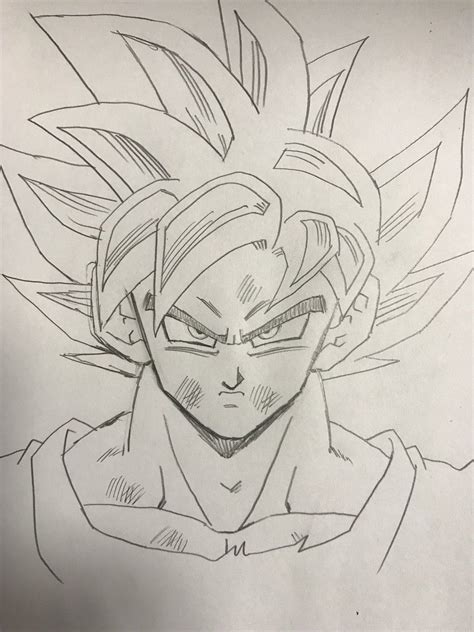 Dibujos De Goku Ultra Instinto Dominado A Lapiz Kulturaupice Images