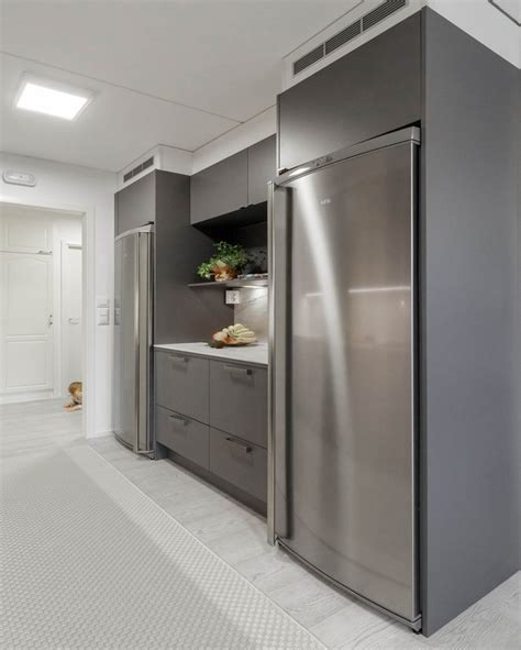 Bamboo is easy to harvest, grows at a rapid rate and can be cut within five years of plantation. Miinus Eco Friendly Matte Grey Modern Galley Kitchen