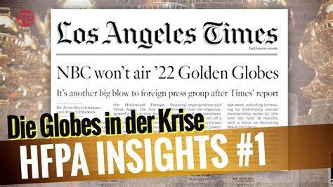 Golden Globes And Hfpa In Der Krise Lasst Uns Offen Darüber Reden Youtube