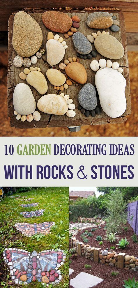 10 Garden Decorating Ideas With Rocks And Stones Garden Stones Diy