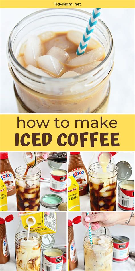 How To Make Iced Coffee Recipe In 2021 Iced Coffee At Home How To Make Ice Coffee Iced Coffee