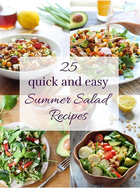 25 Quick And Easy Summer Salad Recipes Making Thyme For
