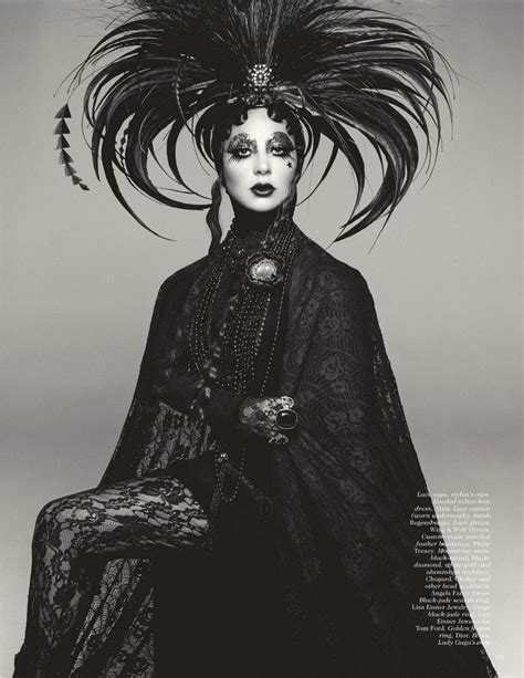 Lady Gaga British Vogue December 2021 Issue • Celebmafia