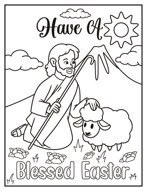 Free Religious Easter Coloring Pages Printables Leap Of Faith Crafting