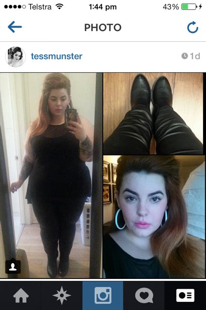 Another Instagram Post We Felt Was Necessary To Sharethe Amazing Tess Munster Plus Model
