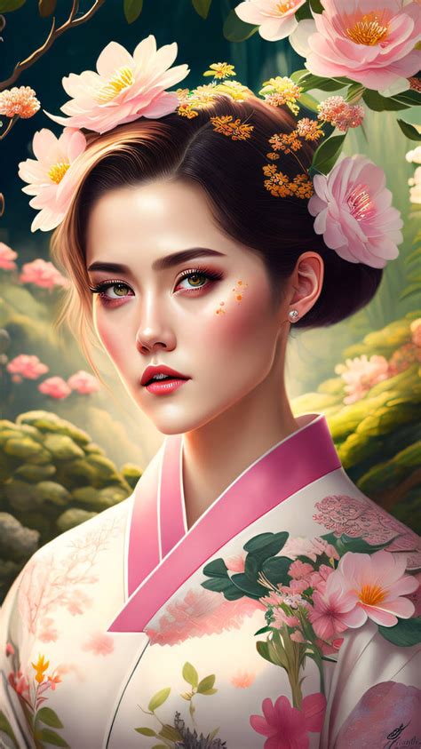 Japanese Kimono Girl 03 By Maxstrider21 On Deviantart