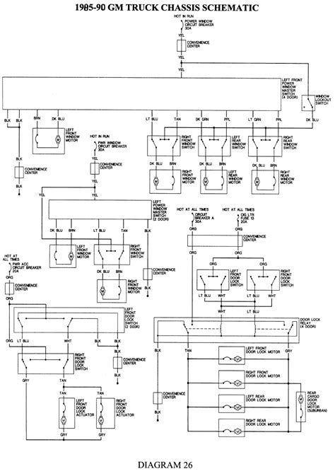 Chevy 1500 Wiring Diagram Qanda For Power Window Instrument Cluster