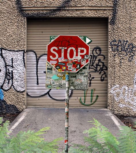 Stop Signs Stickeraddict Design Industrial Photography Buylocal
