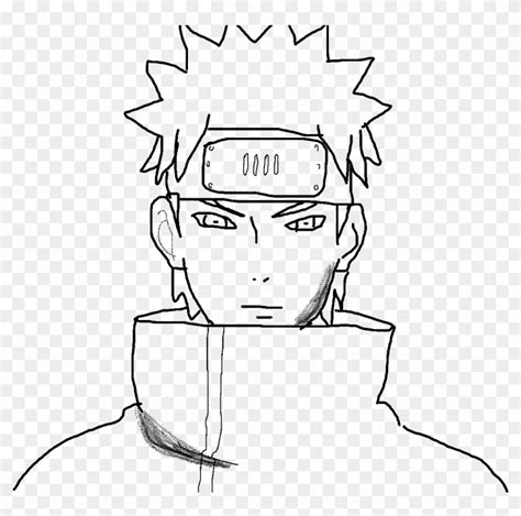 Yahiko Infobox Image Draw Easy Anime Naruto Clipart 4012584 Pikpng
