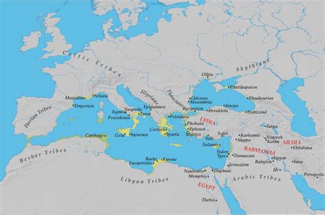 700 Bc Greek Colonizations Surrounding Tribes Study Of Geography
