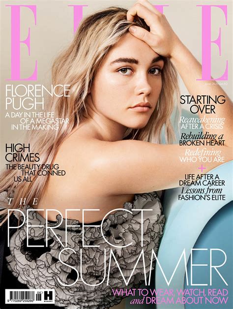 Florence Pugh Covers Elle Uk June 2020 By Liz Collins Fashionotography