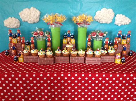 Super Mario Brothers Birthday Party Ideas Photo 1 Of 12 Catch My Party