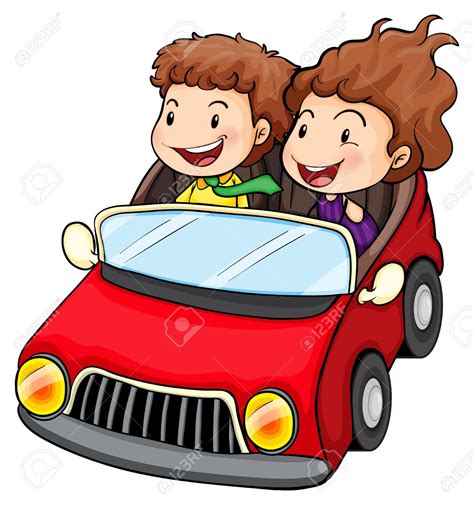 Free Clipart Of Car Riding Parents Kids 20 Free Cliparts Download