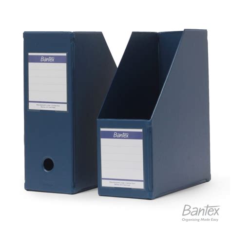 Bantex Magazine File Extra Jumbo Box File Folio Cm Blue