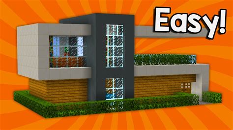Minecraft modern house step by step with pictures great. MINECRAFT: How to build modern house | Best house tutorial ...