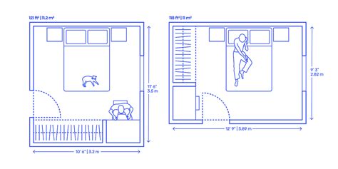 Bedroom Layouts Dimensions And Drawings Dimensionsguide