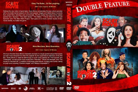 Scary Movie Double Feature 2001 R1 Custom Dvd Cover Dvdcovercom