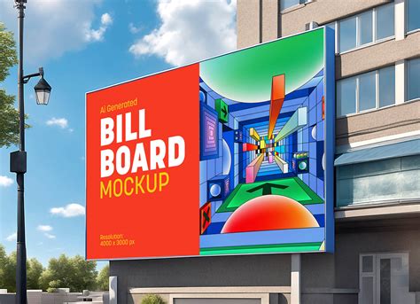 Free Billboard Against Building Mockup Psd Good Mockups