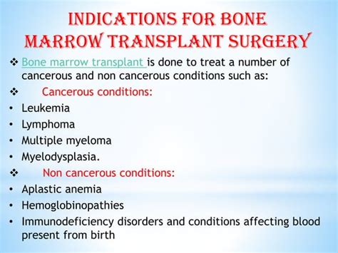 Bone Marrow Transplantation By Ahmed Hamza