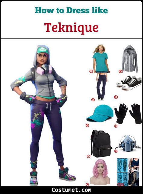 Teknique Fortnite Costume For Cosplay And Halloween 2021 Cool Costumes