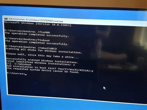 Repare El Bsod Del Dispositivo De Arranque Inaccesible De Windows