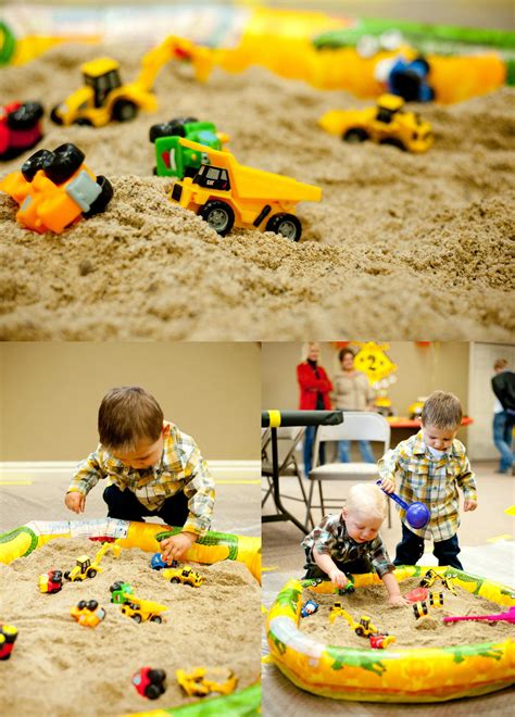 Adorable Construction Birthday Sandbox 10 Kids Party Activities