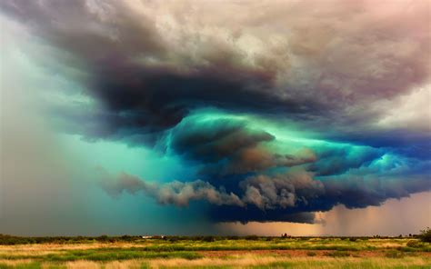 Amazing Sky Over Field