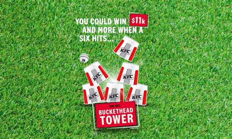 The terms and conditions for the offer are: KFC Big Bash Buckethead Tower Promotion: Win up to $11k at ...