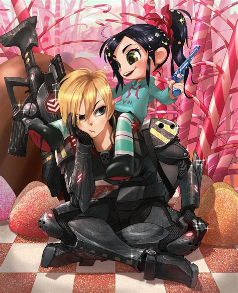 A Wreck It Ralph Spin Off With Just Vanellope And Sergeant Calhoun