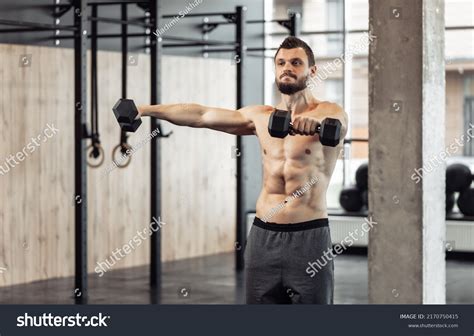 Athletic Man Naked Torso Trains His Stock Photo Shutterstock